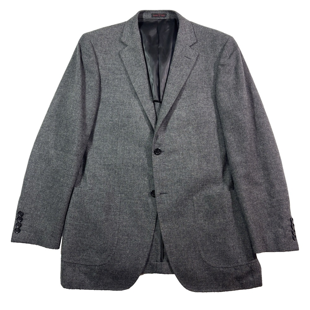 charcoal‎ Byron British Style Dover blazer jacket sport suit coat flannel 40R